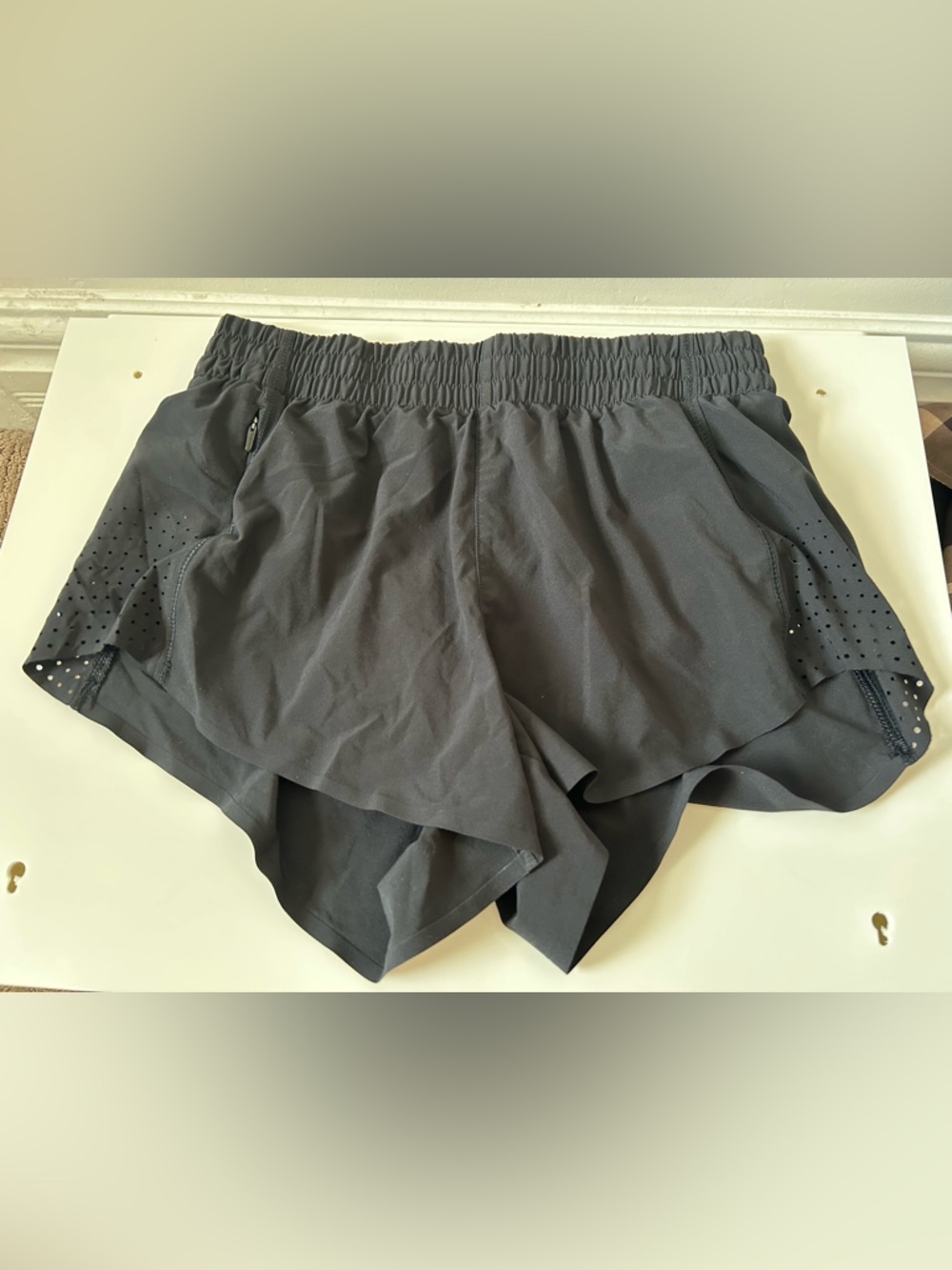 Black Athleta Running Shorts- Hustle 3” Short